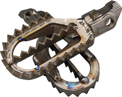 RAPTOR Titanium Foot Pegs 5Mm Back From Stock RX023 5MM BACK