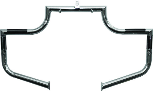 LINDBY Engine Guard Hd Twinbar Flh Touring 97-Up Chr 1202/09