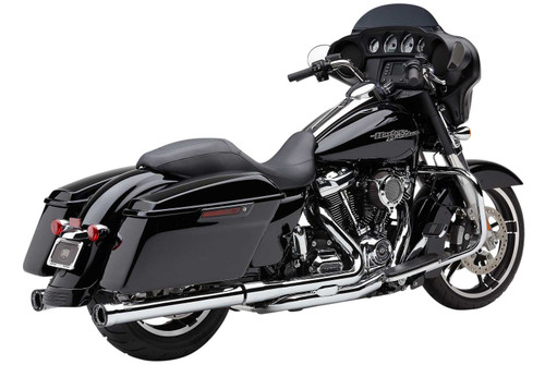 COBRA 3" Rpt Slip-Ons Chrome Flh/Flt 17-25 6071