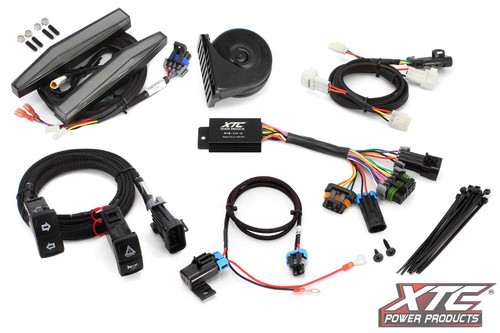 XTC POWER PRODUCTS Auto Turn Signal Kit W/ Horn And Front Drl Lights Can ATS-KAW-RIDG-DRL