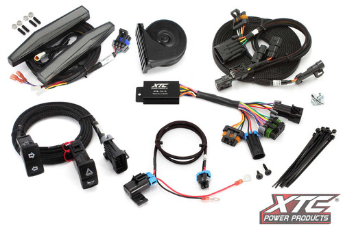 XTC POWER PRODUCTS Auto Turn Signal Kit W/ Horn And Front Drl Lights Can ATS-KAW-SV3-DRL