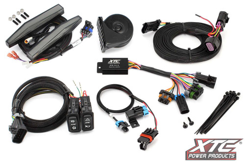 XTC POWER PRODUCTS Auto Turn Signal Kit W/ Horn And Front Drl Lights Can ATS-POL-RCBU-DRL