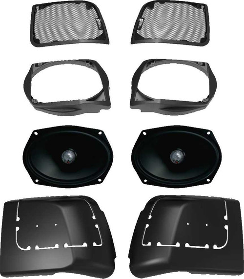 CERWIN VEGA 6"X9" Cut In Lid Kit W/ St69Cx 1998-2013 Flh/T Bags RPMST69413LK