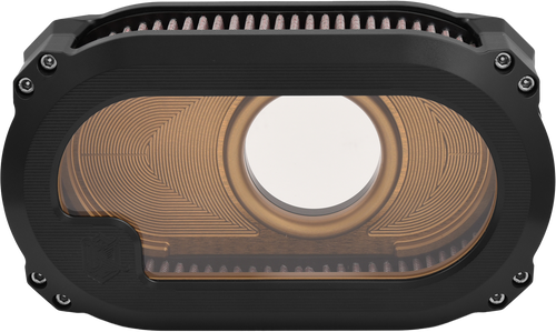 KENS FACTORY Nl Tc Air Cleaner W/Glass Black W/Gold NXT-03BG