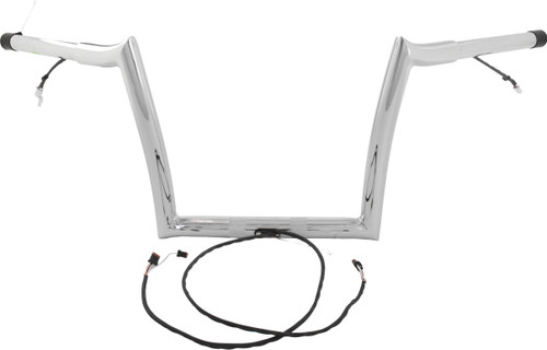 BAGGERNATION 12" Oem Monkey Bar Pre Wired Chrome `15-23 Fltr OEMPW-15L-12 C