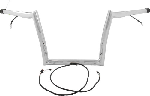 BAGGERNATION 12" Oem Monkey Bar Pre Wired Chrome `15-23 Fltr OEMPW-15L-12 C