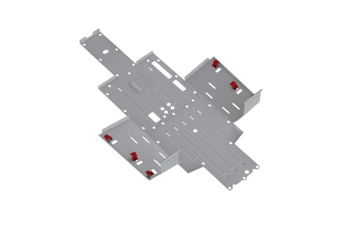 RIVAL POWERSPORTS USA Central Skid Plate Alloy 2444.2151.1