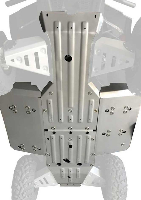 RIVAL POWERSPORTS USA Central Skid Plate Alloy 2444.7440.1