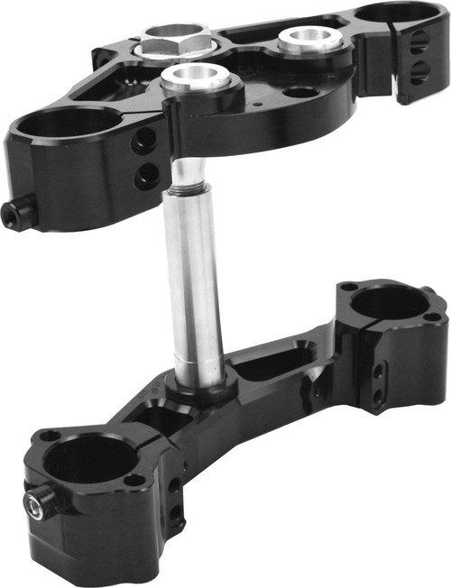 HAWG HALTERS INC Dominator Tree Set Stock Repl Black Flt 14-Up 49Mm 49FLAR3-SR14