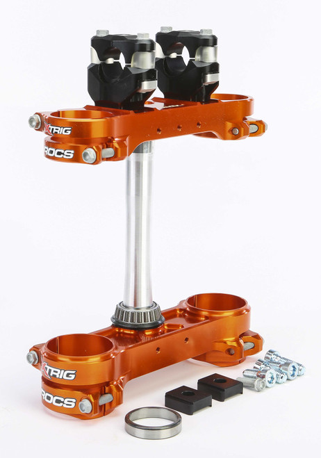 XTRIG Rocs Tech Clamp Set Orange Ktm 14Mm 501220500601