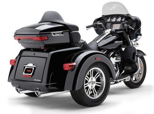 COBRA Slip-Ons W/Billet Tips Chrome Tri-Glide 09-25 6301