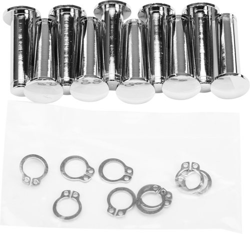 HARDDRIVE Lever Pin & Circlip Bracket `08-20 Flh Chrome 051209