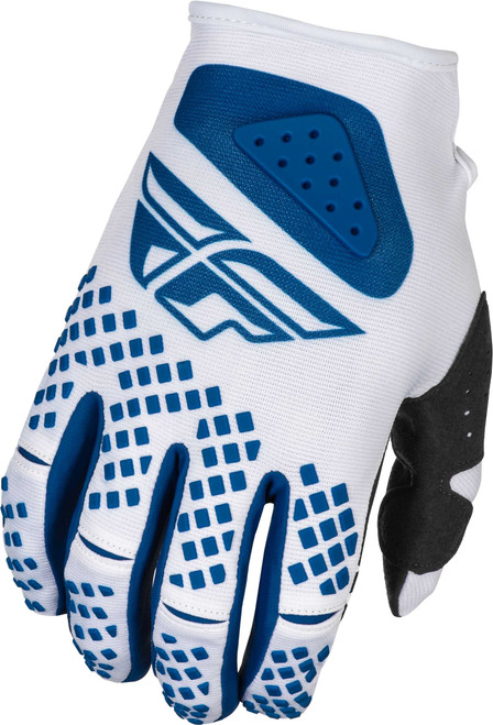 FLY RACING Kinetic Center Gloves White/Navy 3X 378-5113X