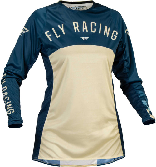 FLY RACING Women'S Lite Jersey Navy/Ivory 2X 377-6222X