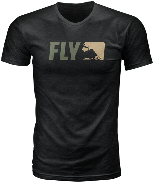 FLY RACING Fly Primary Tee Black Md 352-0521M