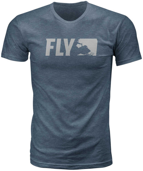 FLY RACING Fly Primary Tee Indigo Sm 352-0522S