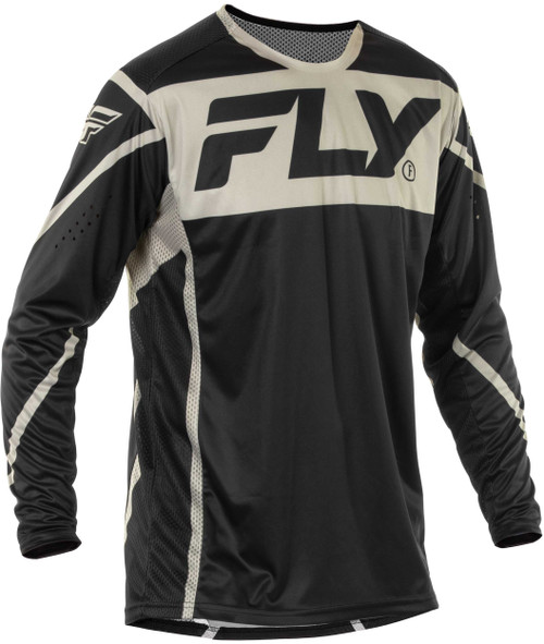 FLY RACING Lite Jersey Black/Grey Md 378-720M