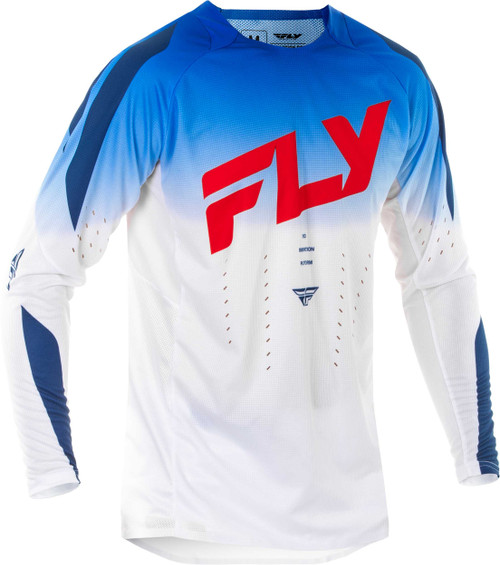 FLY RACING Evolution Dst Jersey Red/White/Blue Lg 378-123L