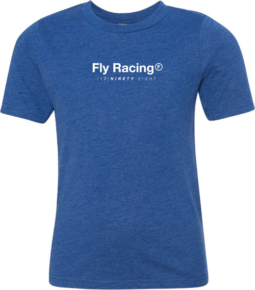 FLY RACING Youth Fly Lost Tee Royal Blue Ym 354-0324YM