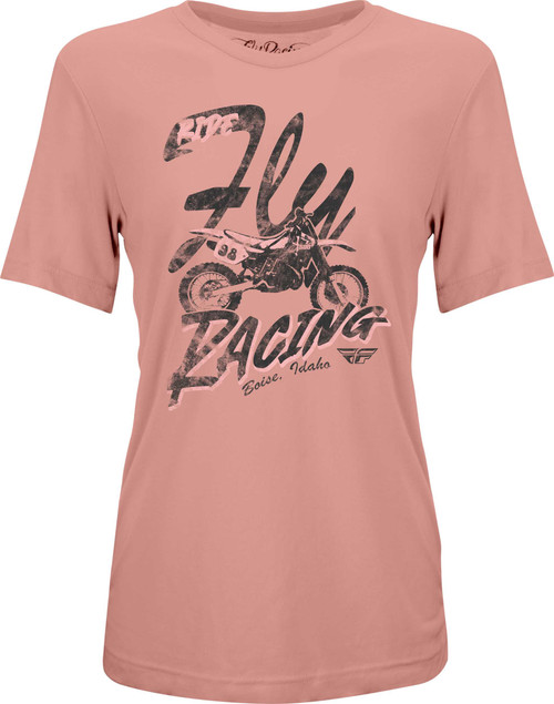 FLY RACING Fly Women'S Vintage Tee Pink Md 356-4033M
