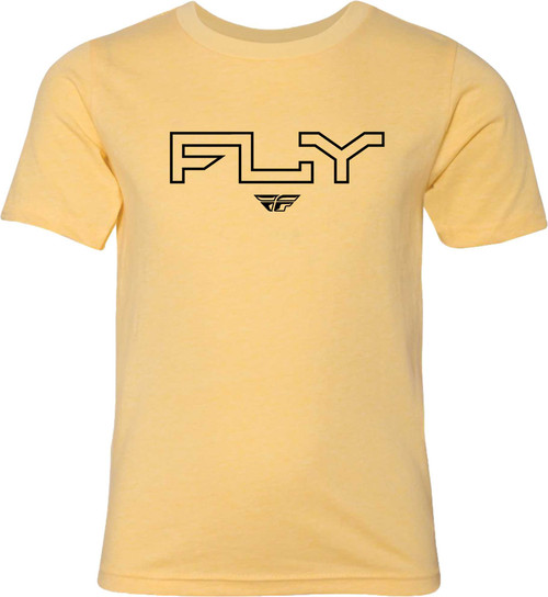 FLY RACING Youth Fly Edge Tee Banana Ym 354-0311YM