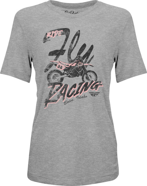 FLY RACING Fly Women'S Vintage Tee Grey Sm 356-4032S