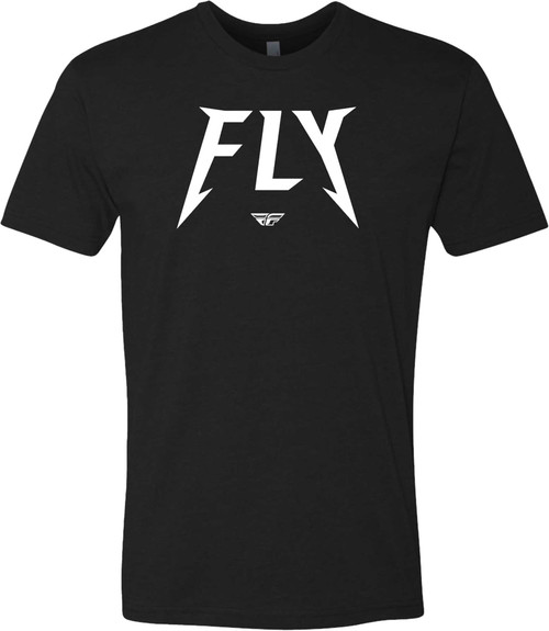 FLY RACING Youth Fly Master Tee Black Ym 354-0320YM