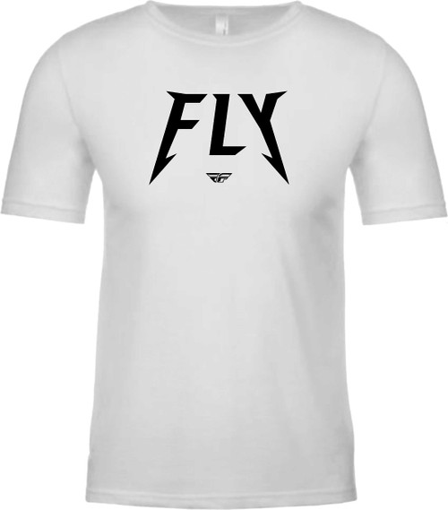 FLY RACING Fly Master Tee White 2X 354-03212X