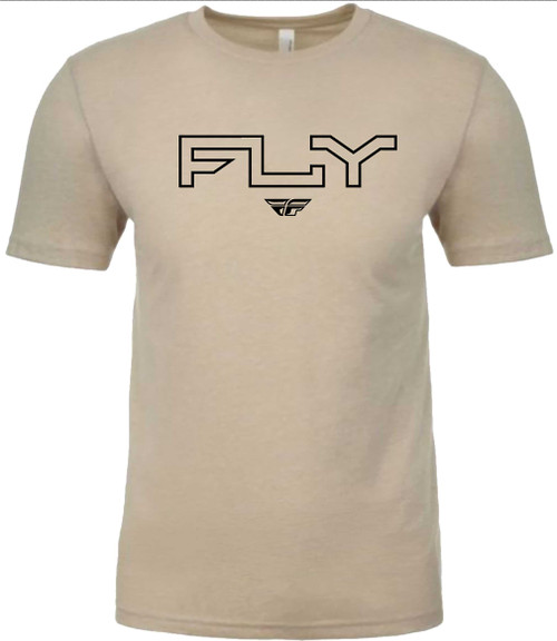 FLY RACING Fly Edge Tee Cream Sm 354-0311S