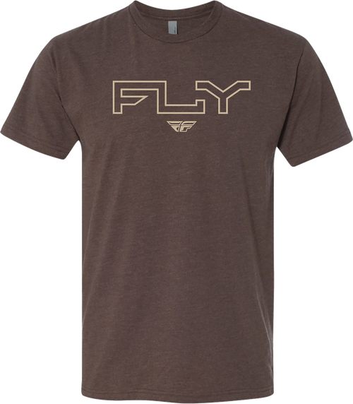 FLY RACING Fly Edge Tee Espresso Md 354-0312M