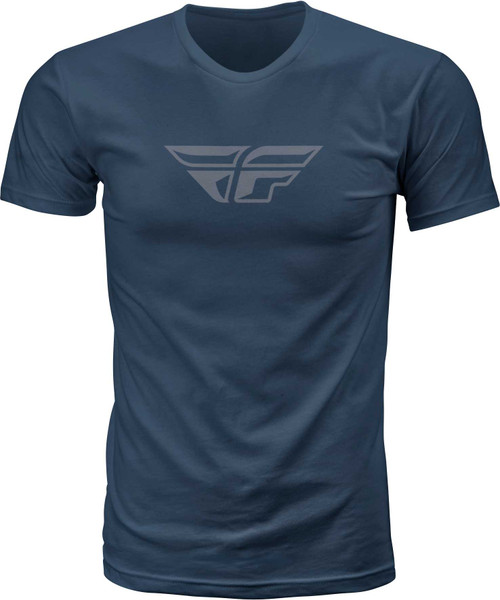 FLY RACING Fly F-Wing Tee Midnight Navy/Grey Xl 352-0611X