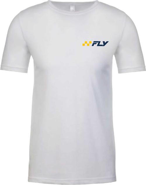 FLY RACING Fly Victory Tee White Lg 354-0327L