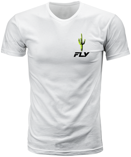FLY RACING Fly Desert Tee White Lg 354-0411L