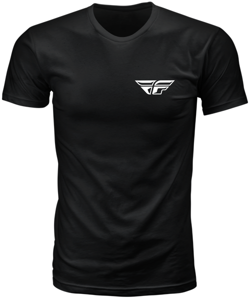 FLY RACING Fly Staple Tee Black Lg 354-0404L