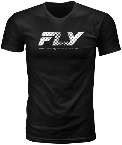 FLY RACING Fly Worldwide Tee Black Md 354-0406M