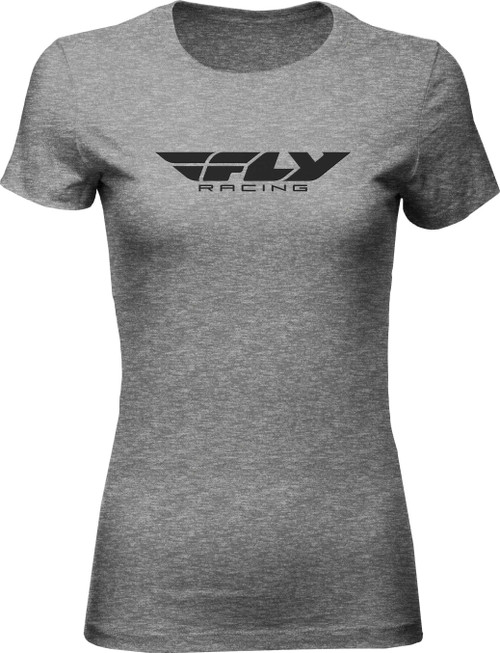 FLY RACING Women'S Fly Corporate Tee Dark Grey Heather Xl 356-0363X