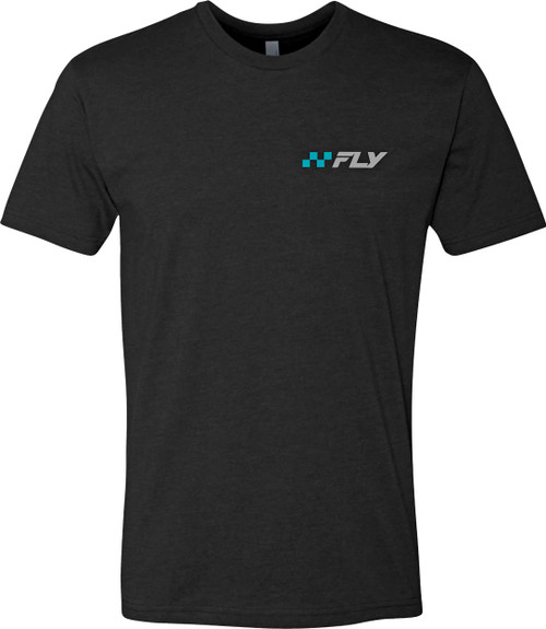 FLY RACING Fly Victory Tee Black Md 354-0326M