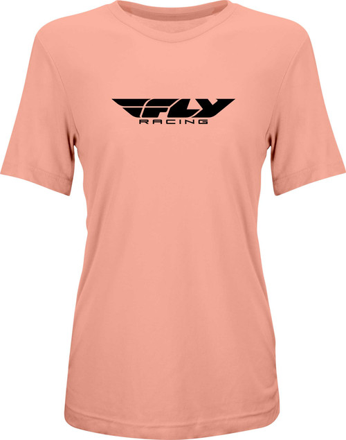 FLY RACING Women'S Fly Origin Corp Tee Peach Md 356-0102M
