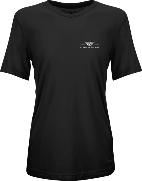 FLY RACING Women'S Fly Motto Tee Black Lg 356-0050L