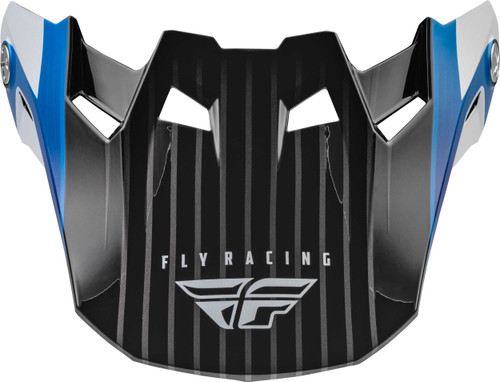 FLY RACING Formula Carbon Prime Visor Blue/White/Blue Carbon Xl/2X 73-47104L