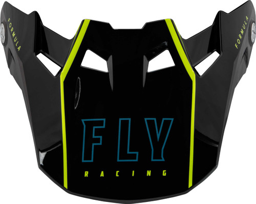 FLY RACING Formula Carbon Tracer Visor Hi-Vis/Black Md/Lg 73-47122M