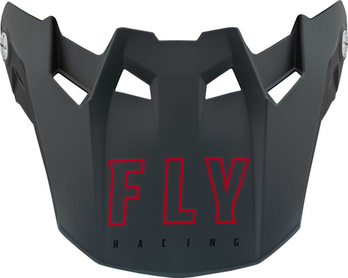 FLY RACING Formula Cc Centrum Visor Matte Grey/Black Yl/Sm 73-47131S