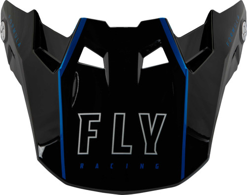 FLY RACING Formula Carbon Tracer Visor Blue/Black Md/Lg 73-47120M
