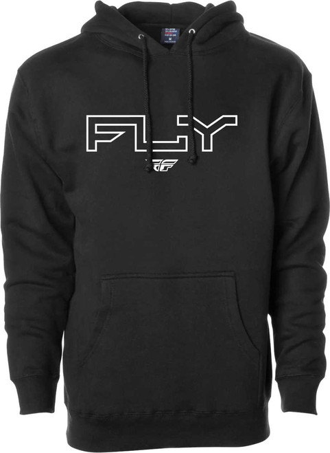 FLY RACING Fly Edge Hoodie Black Md 354-0304M