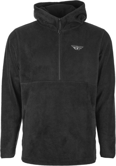 FLY RACING Fly Half Zip Pullover Hoodie Black 2X 354-00202X