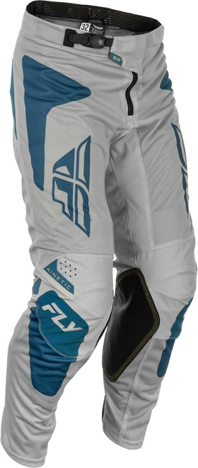 FLY RACING Kinetic Mesh Sym Pants Grey/Blue Sz 40 379-32240