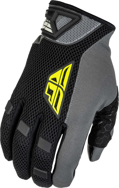 FLY RACING Coolpro Gloves Black/Hi-Vis Lg 476-4027L