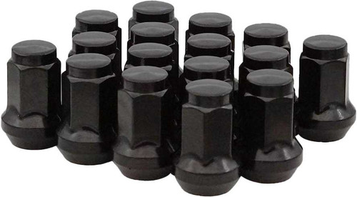 SEDONA Lug Nuts Black Pol 3/8"-24 60 Tapered 16/Pk DFC-54038B