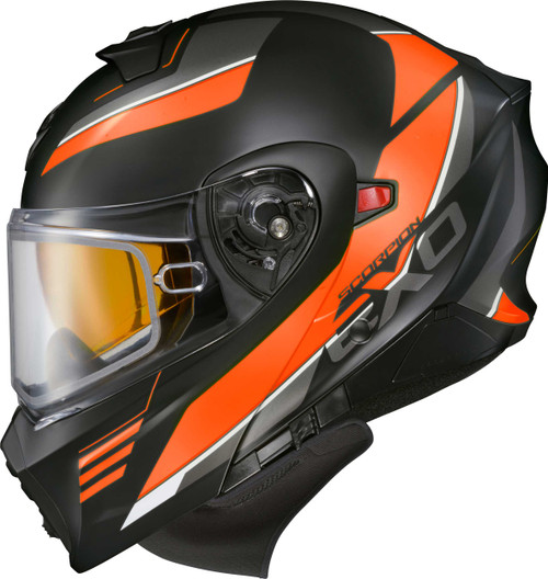 SCORPION EXO Exo-Gt930 Cold Weather Helmet Modulus Orange Xl (Electric) 93-1046-EC