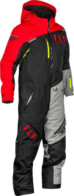 FLY RACING Cobalt Shell Monosuit Black/Red Lg 470-4361L